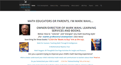 Desktop Screenshot of markwahl.com