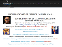 Tablet Screenshot of markwahl.com